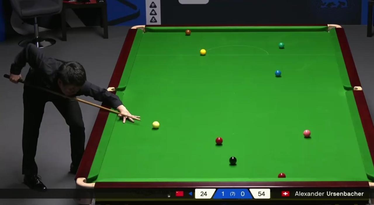 再挥手！周跃龙4-0横扫乌森巴赫！强势晋级威尔士公开赛的32强
​
​     