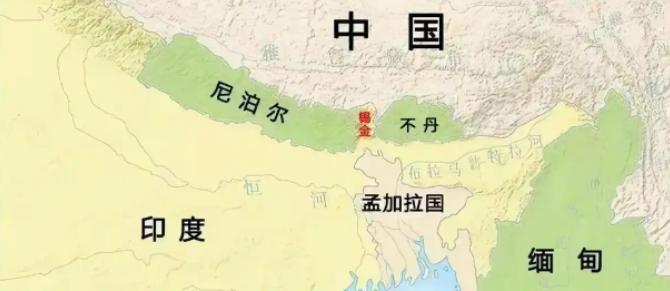 印度不顾全世界的反对，强行吞并了喜马拉雅山脉中的小国锡金，这个只有7000多平方