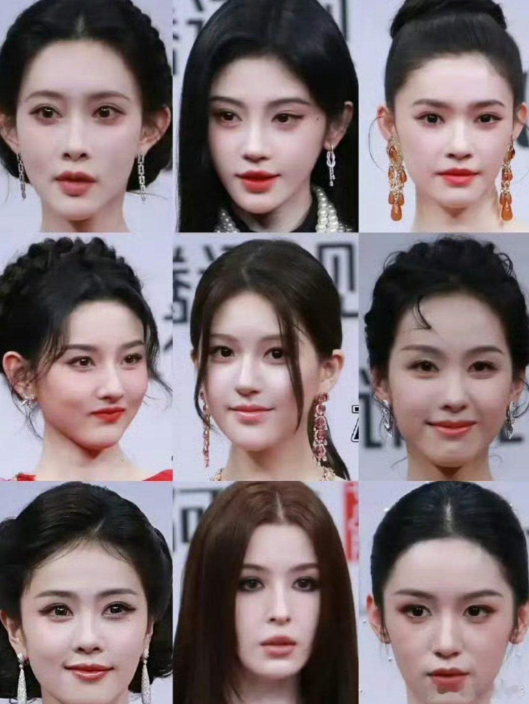 星光大赏红毯女明星怼脸生图，谁状态最佳 