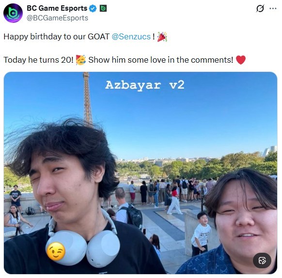 Senzu原来年纪这么小吗？今天是BC.Game选手Senzu的20岁生日，BC