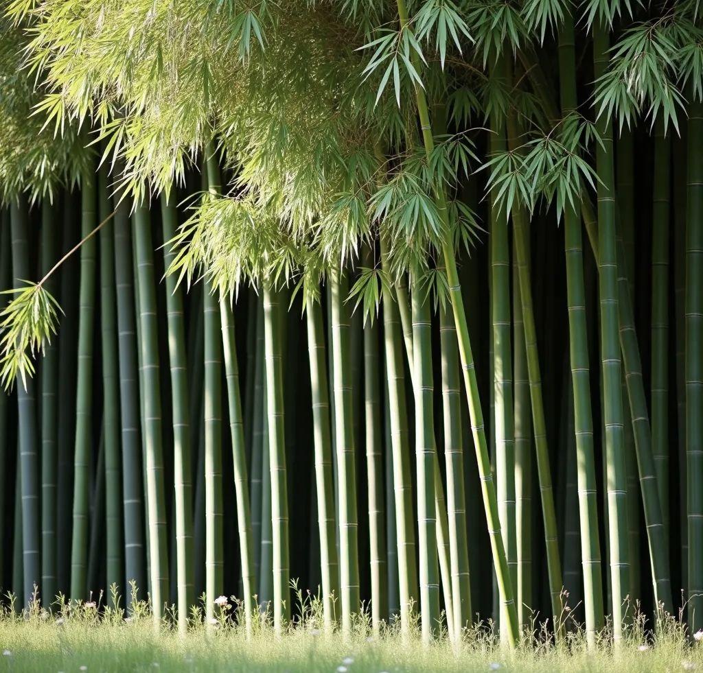 咏竹
长青四季翠微身，
不似群芳耀彩春。
雅素清风任岁月，
胸襟淡泊坠红尘。
生