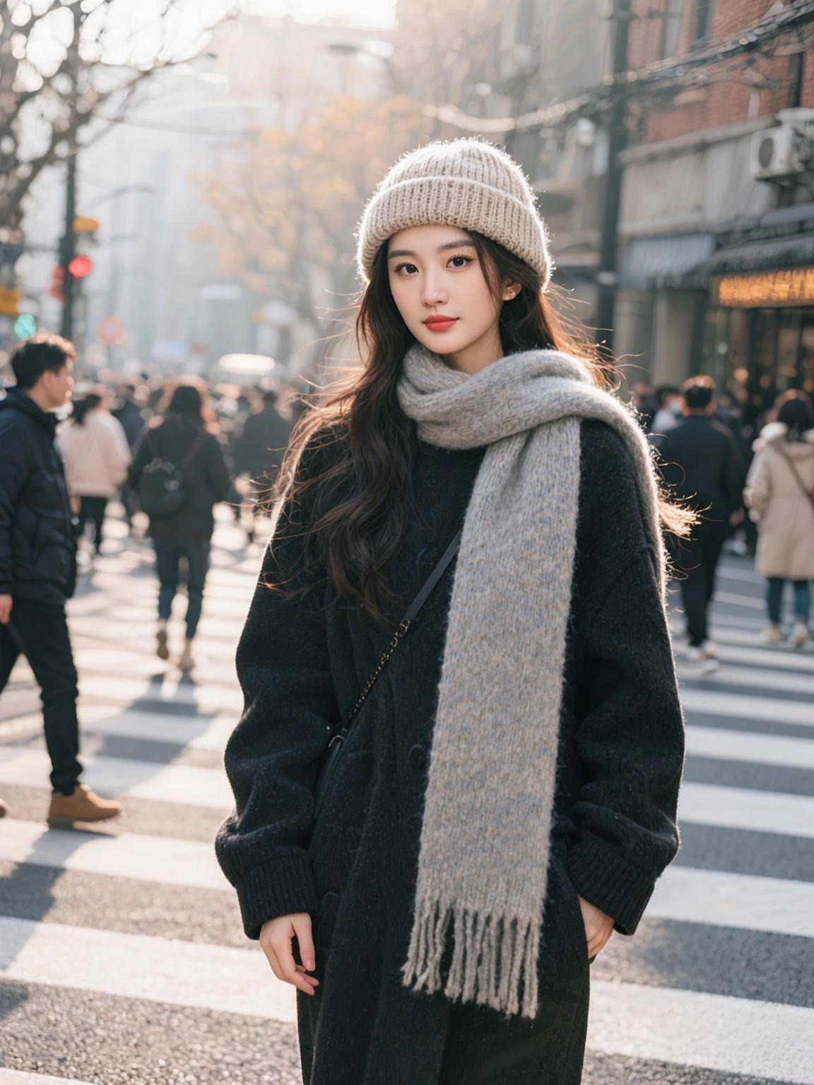 冬日街头随拍 抖音ai创作 每日分享 上热搜 好物推荐🔥