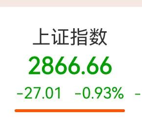 今天上证指数收盘在2866.66点，这就是A股最恶心的地方，经常通过控盘把指数弄