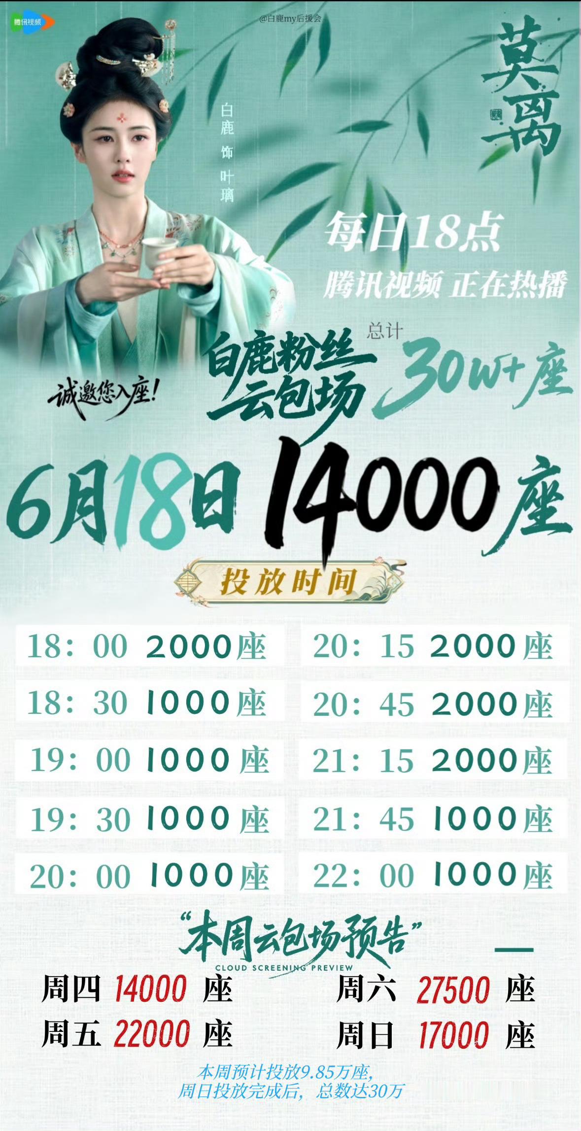 白鹿说叶璃给了我很多力量此生不悔入莫离，一世倾心为叶璃