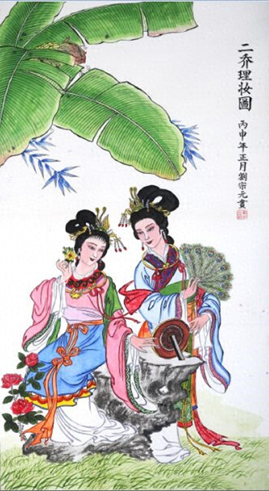 大乔小乔的结局有多惨？别被诗词电视剧骗了，真实命运太唏嘘，大乔小乔的故事之所以流