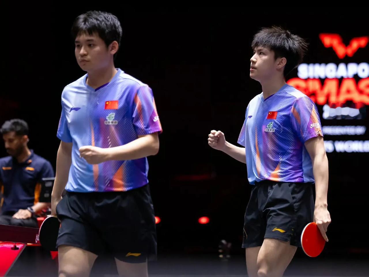 WTT美国大满贯男双16强全部决出，下一轮1/8决赛，世界排名第一的林诗栋/黄友