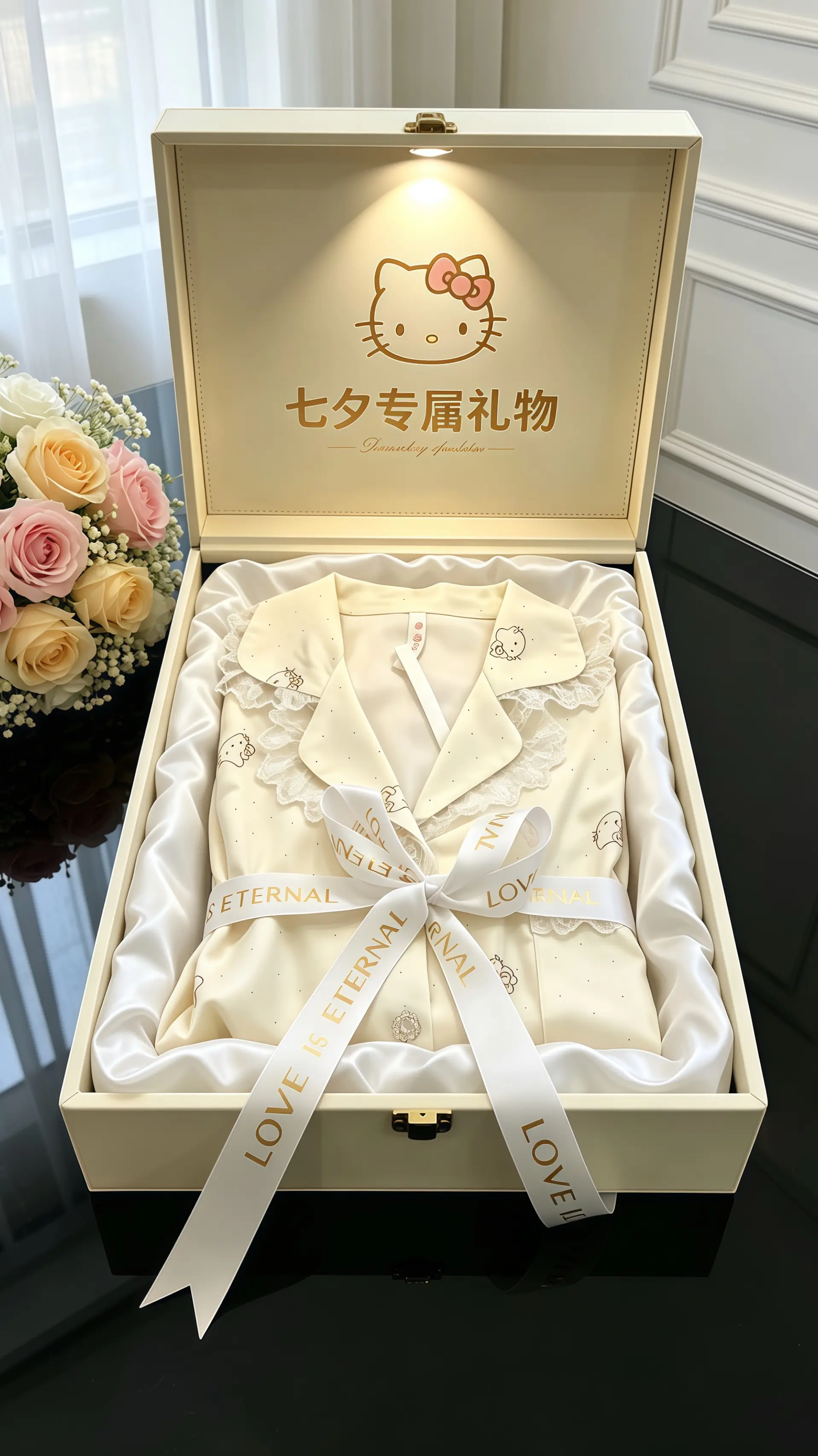 睡衣家居服七夕礼物 Kitty猫少女心好物 家居服仪式感