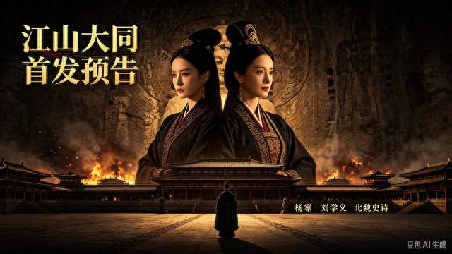 杨幂刘学义《江山大同》预告炸场！一人双角太有冲击力