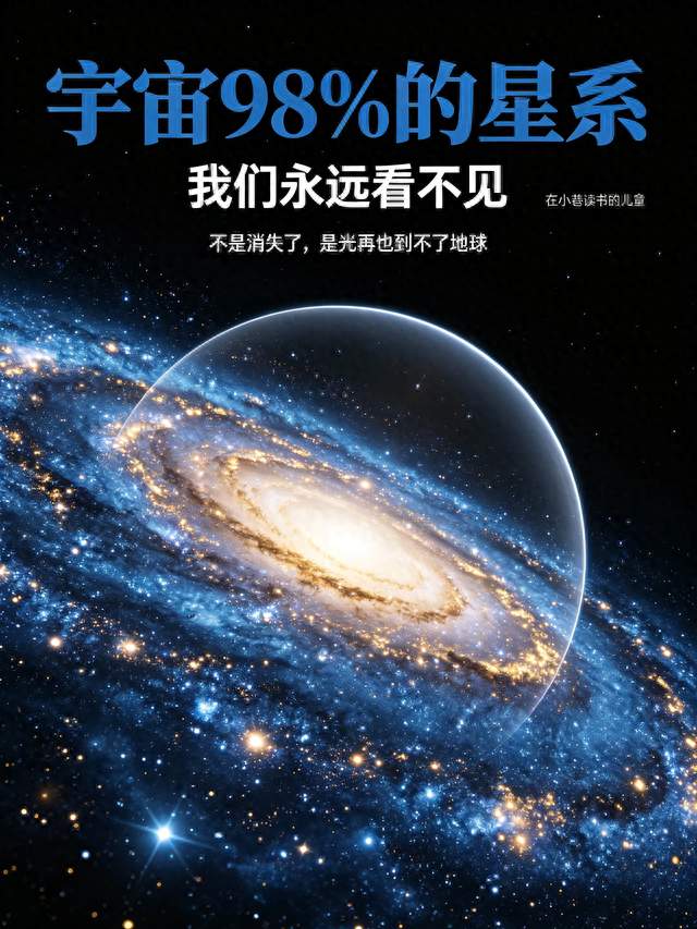 天文学家发现：宇宙中98%的星系，已经永远不可能被看见了