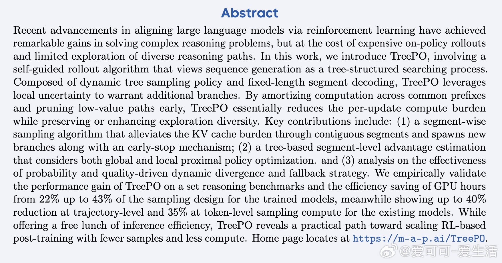 [LG]《TreePO: Bridging the Gap of Policy 