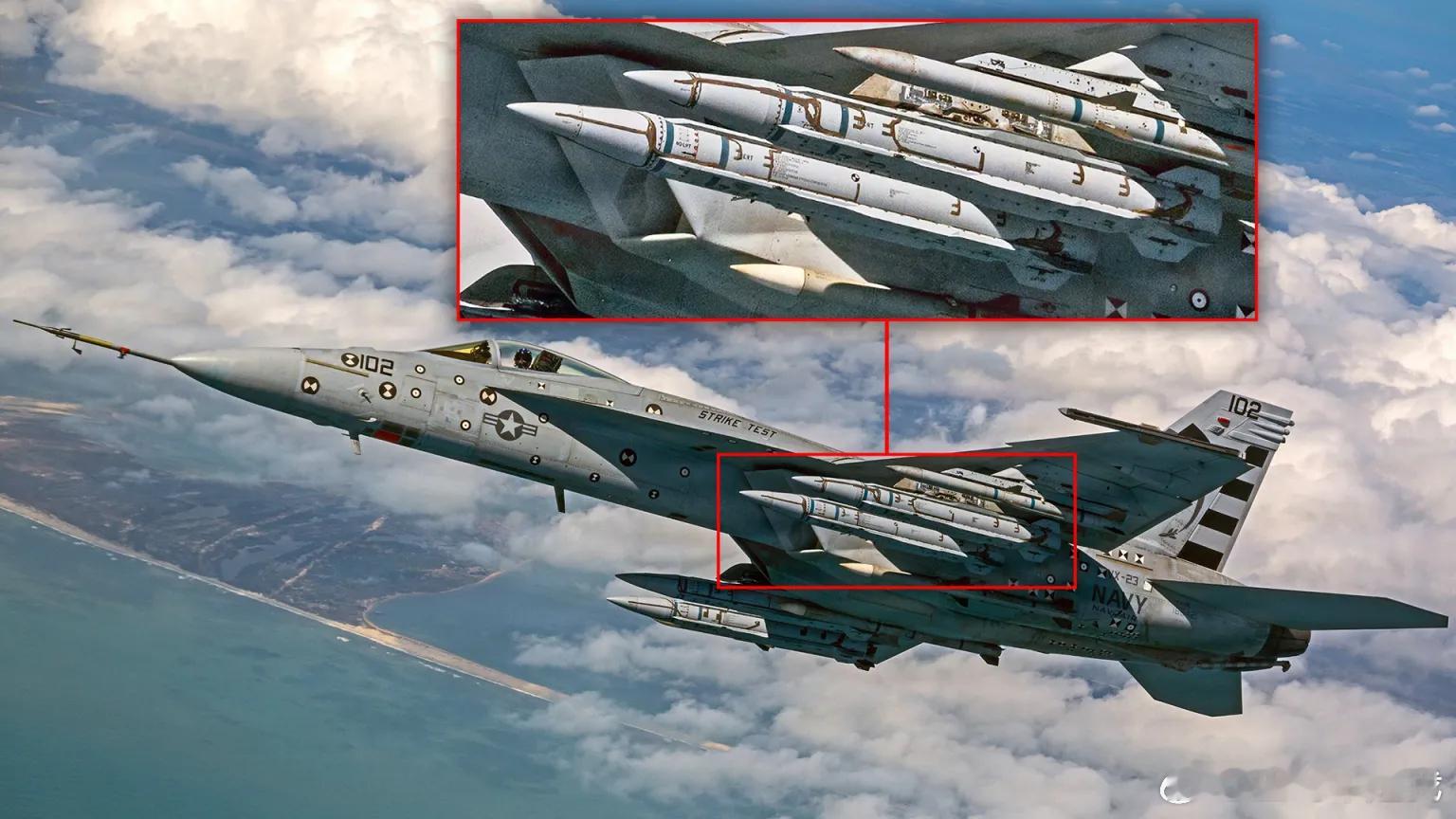 重达1500磅，F-35C内置弹舱装填，AIM-424专打预警机加油机2026年