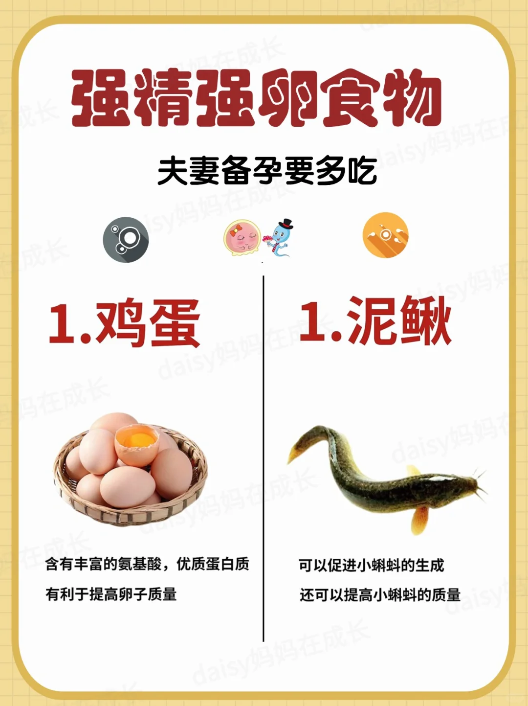 备孕必备｜16个强精强卵食物分享！