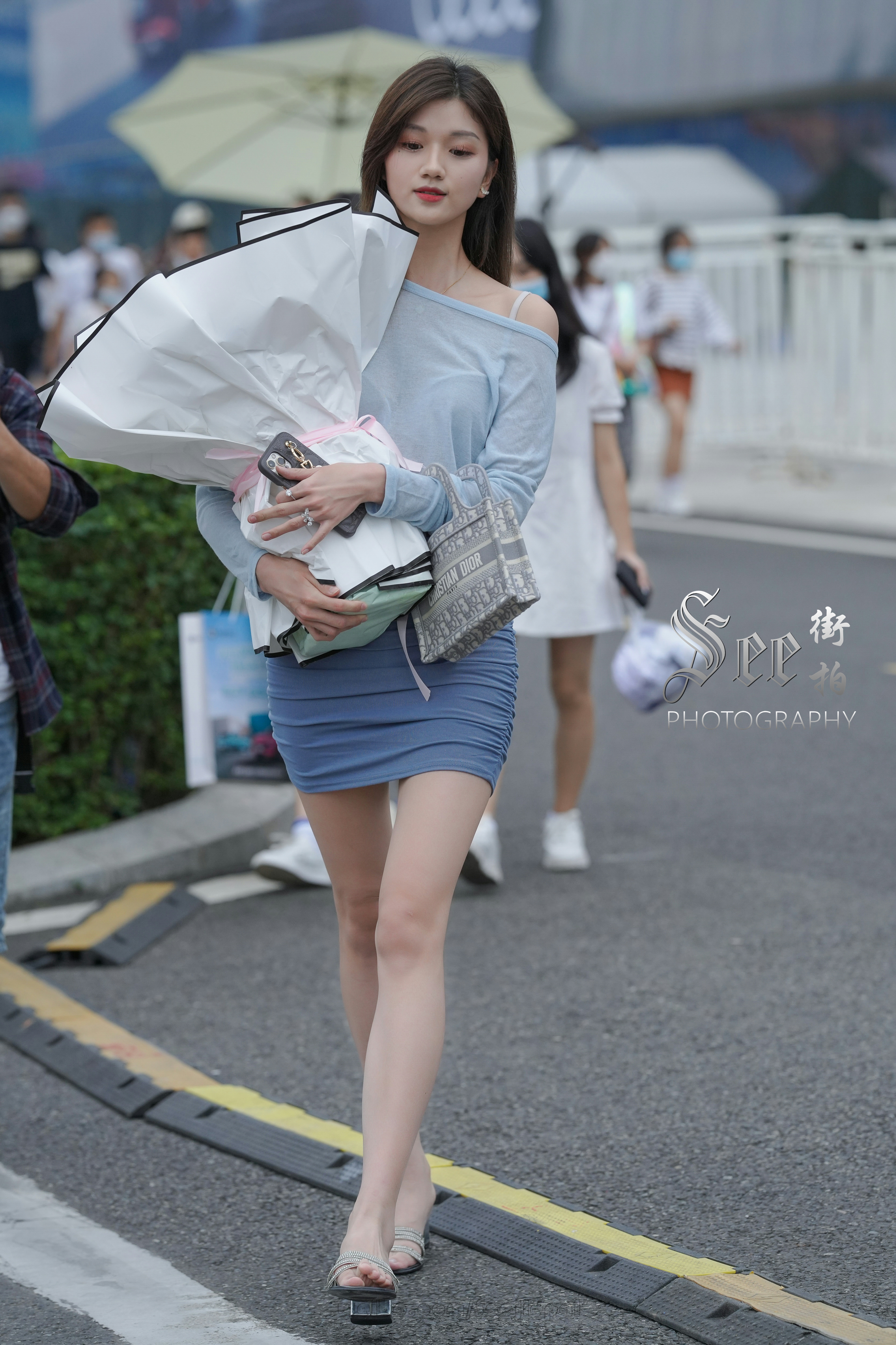 针织裙甜美温婉气质~~ ​​​