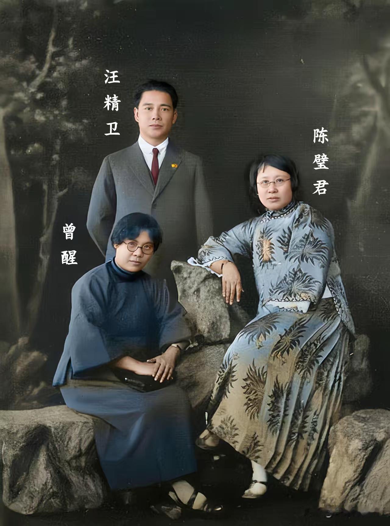 陈壁君，汪精卫，
汉奸骂名背一辈。
立场不坚走错路，
与民为敌早晚废。