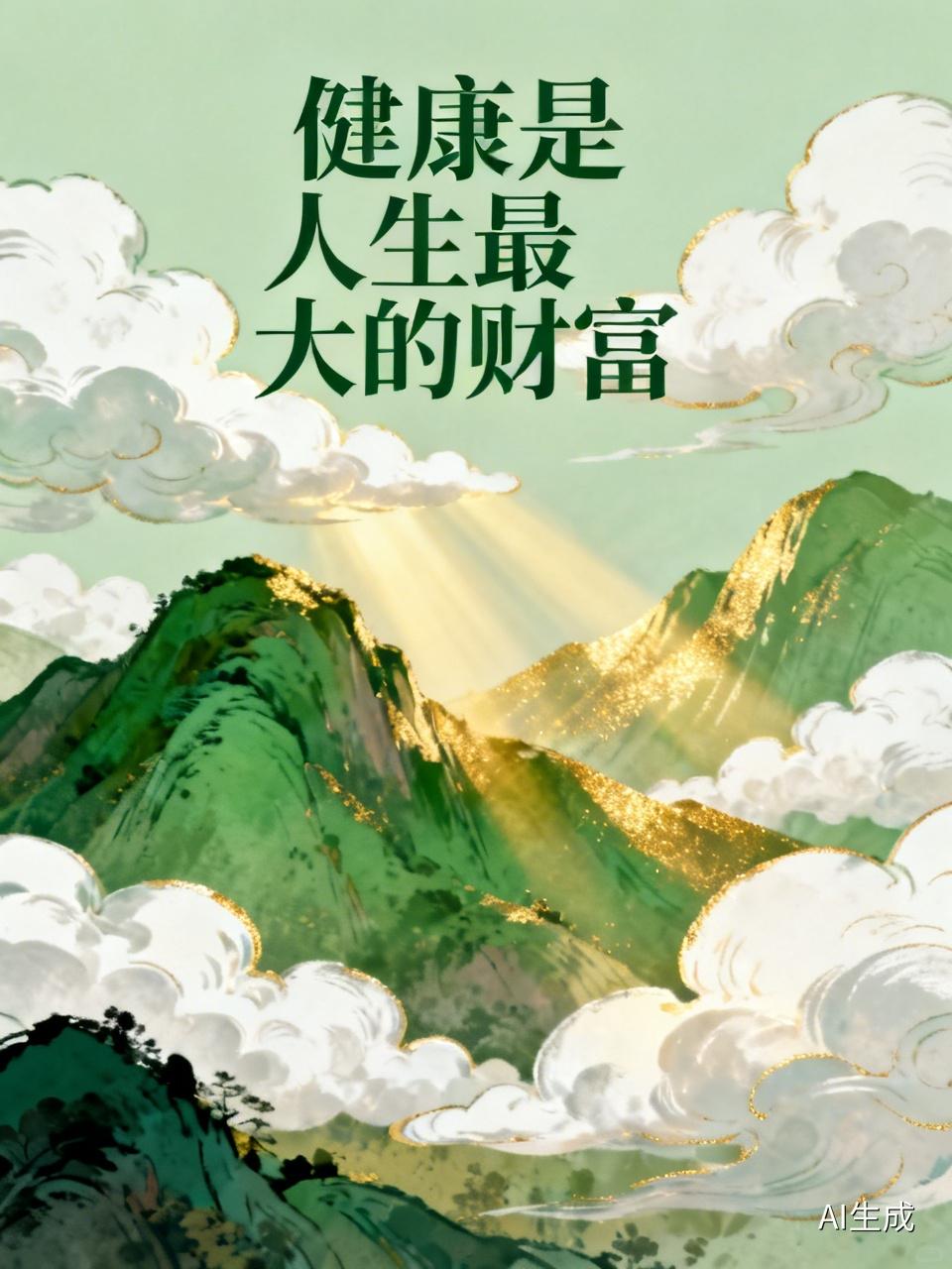 人这一辈子，什么最值钱？我觉得是健康。没了健康，财富、地位都成了空中楼阁。
我有
