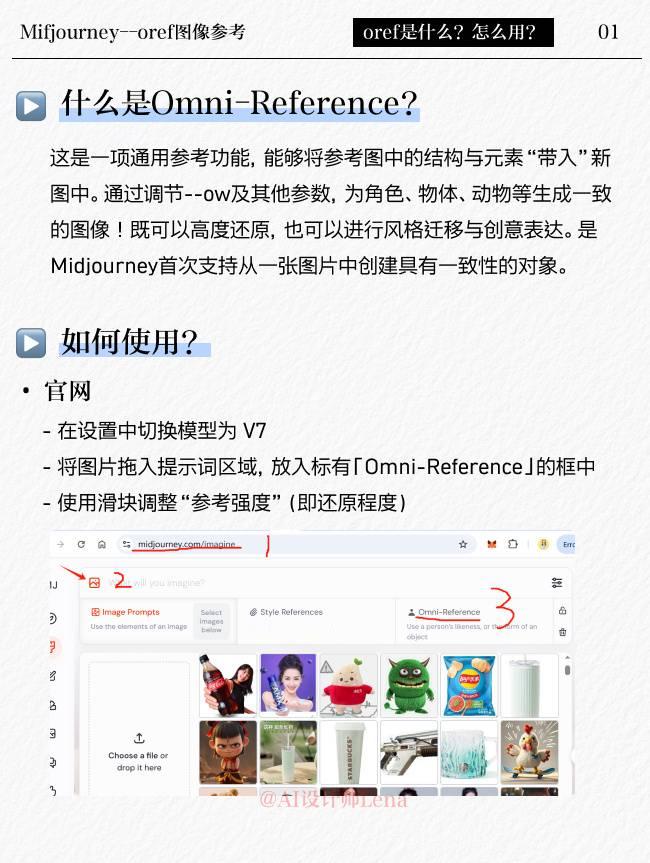 ai创造营 终极指南！最近Midjourney推出新功能—Omni-Refere