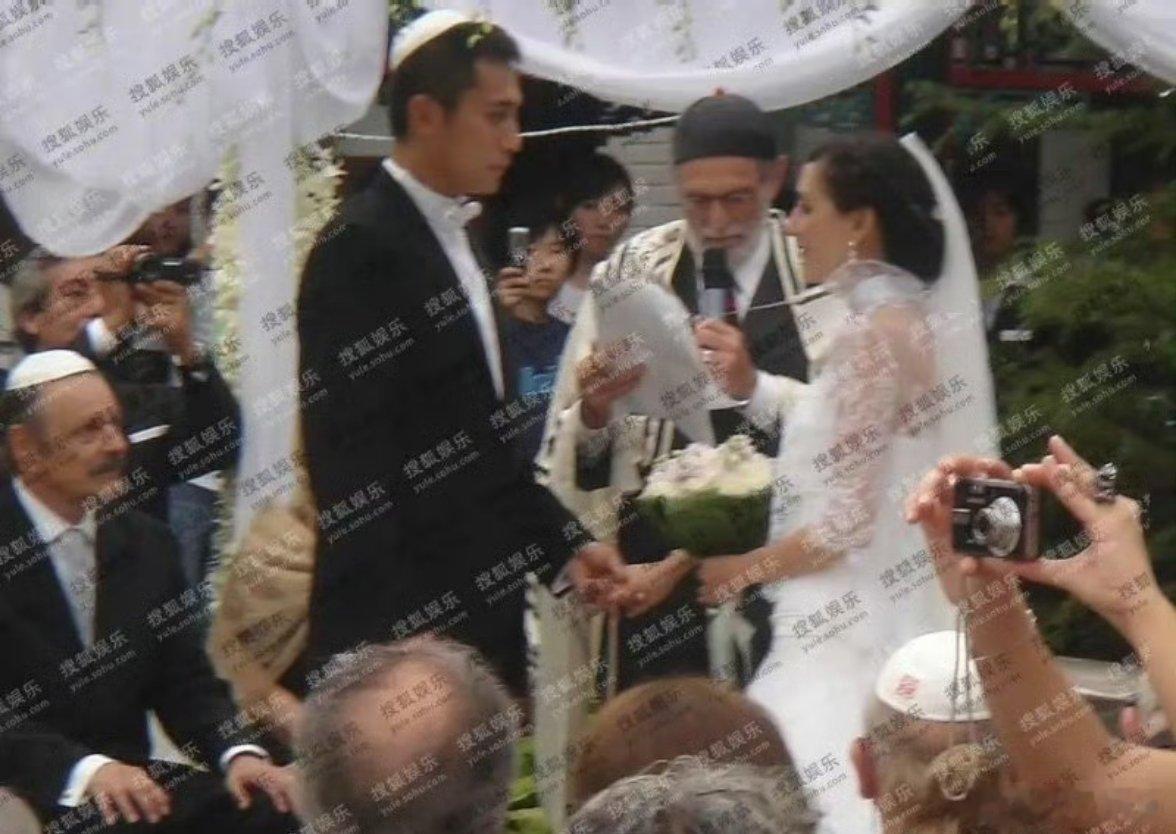 这是犹太式婚礼？演教员的刘烨娶了个法籍犹太人 