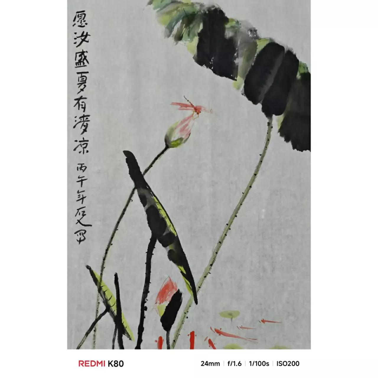 汕头雕塑家辛国勤老师的国画荷花系列新作。
