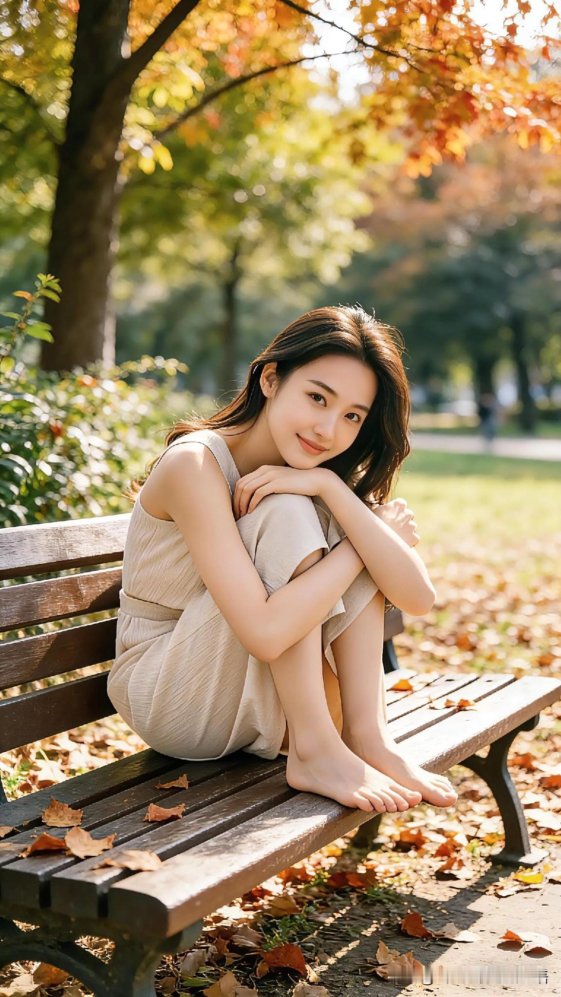 被秋阳裹着的瞬间，忽然想通，做自己就胜过所有刻意的模样。