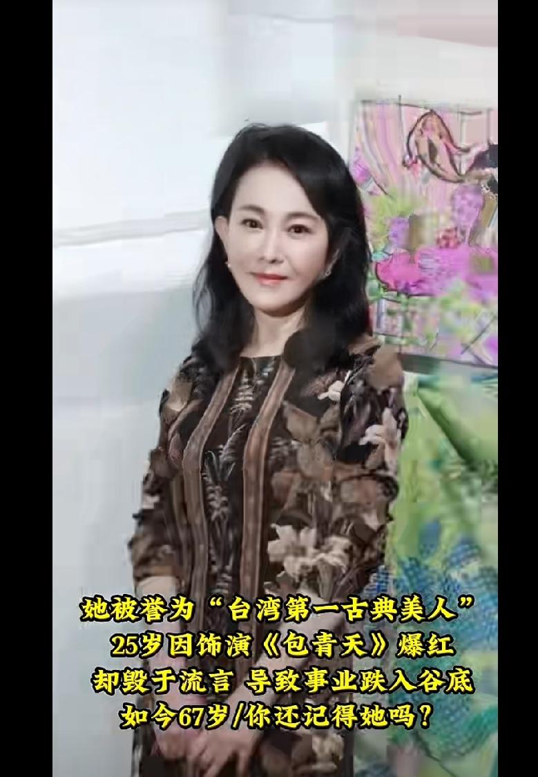 她被誉为中国台湾“第一古典美人”，凭借《大将军与小凤仙》成名，以《包青天》六个单