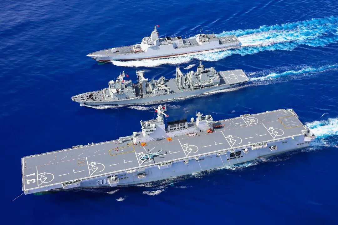 海南舰远海训练编队军事