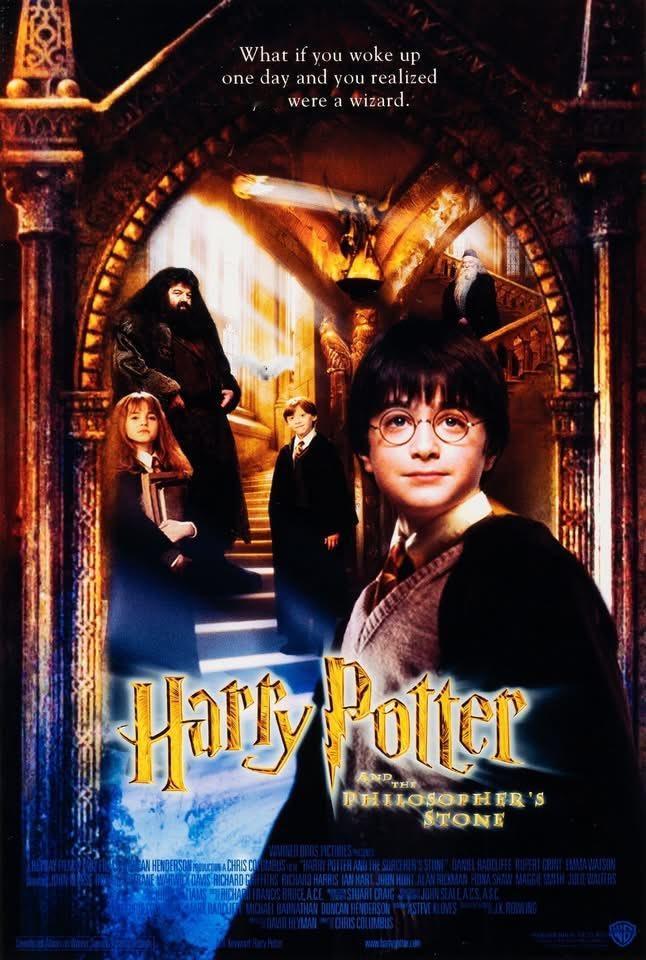 这是为电影《哈利·波特与魔法石》（2001年）的国际宣传而创作的珍贵海报设计方案
