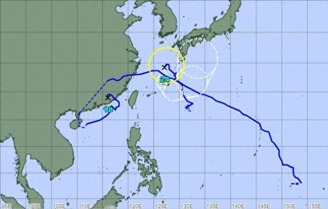 沙德尔先后3次登陆、4次转向，路径奇特：24号台风科罗旺也出力了