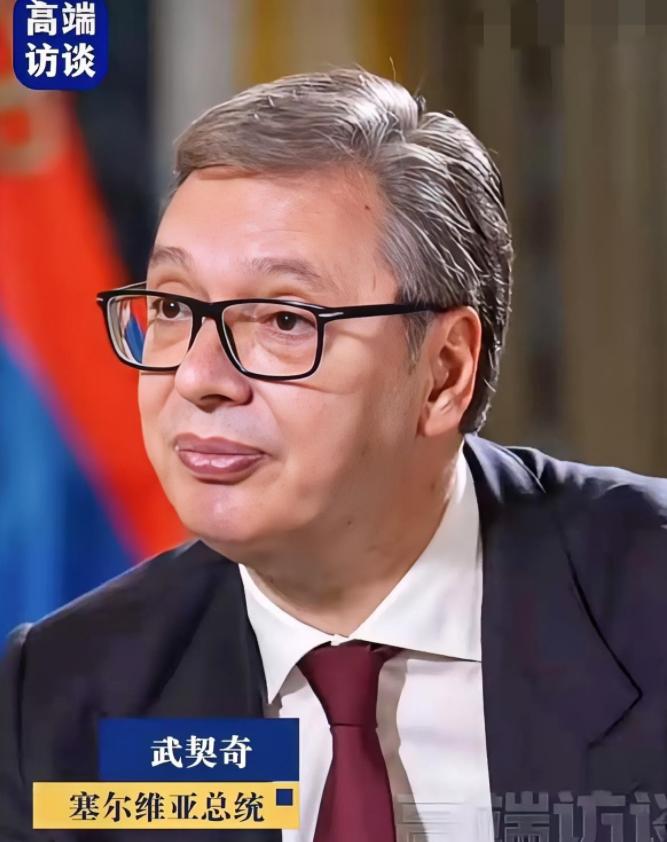 塞尔维亚总统武契奇接受央视记者采访说:
在中国街头散步不到20分钟就被中国网友认