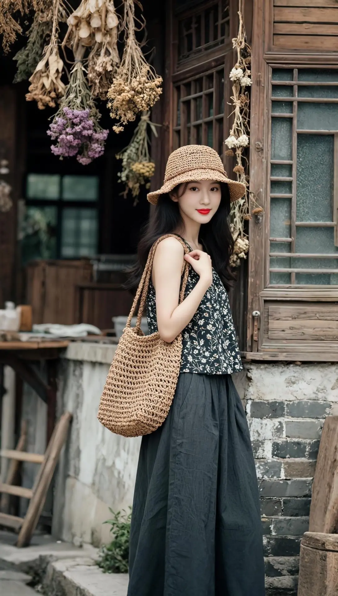 AI田园风写真 随变ai随便玩