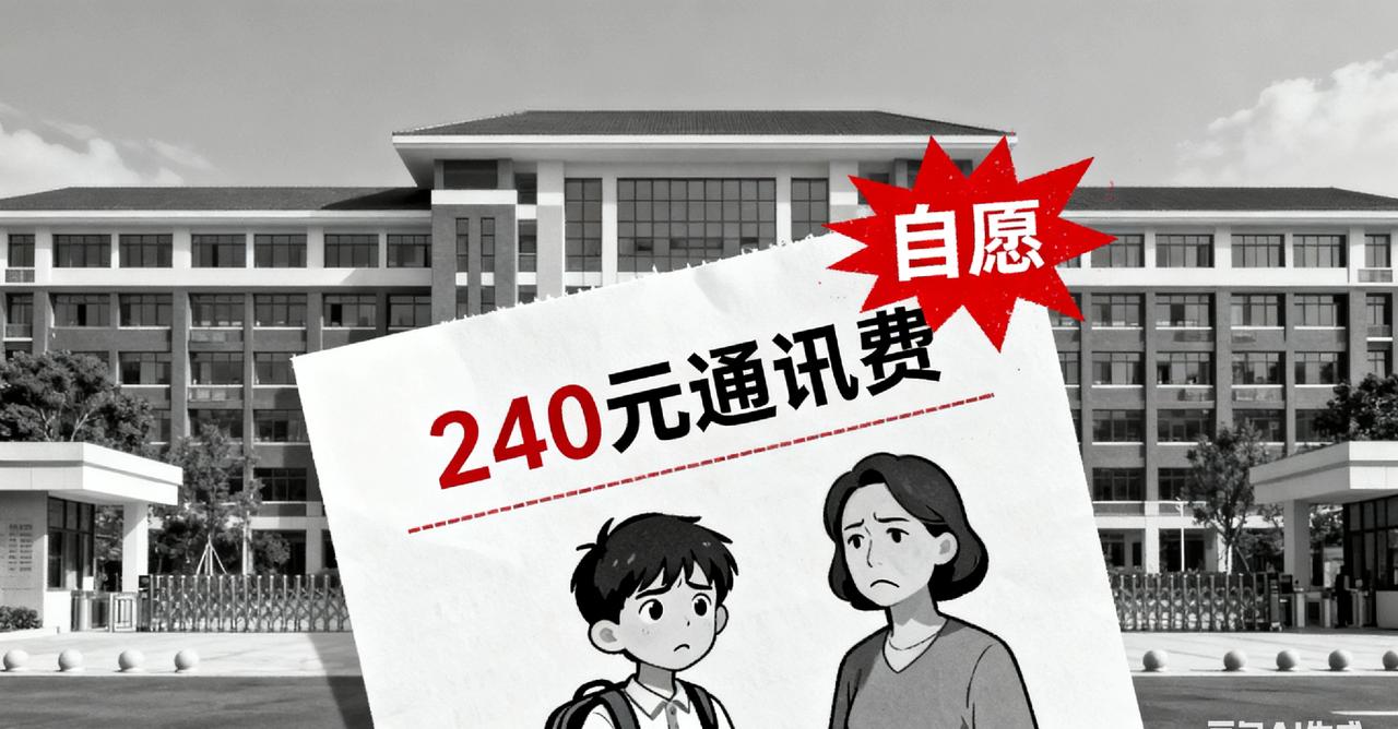 惊呆了!  学校收费每人240元，
总额1000000元？
校长:电话费自愿
