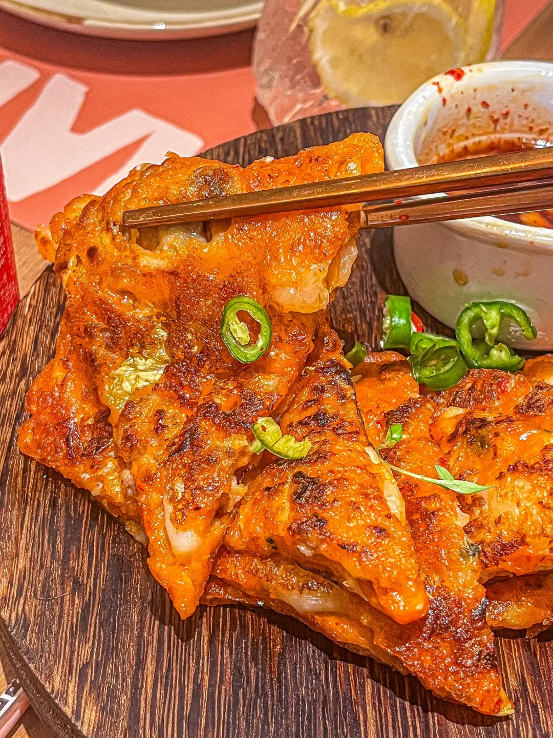为了看一眼帅哥老板！我天天来吃韩国泡菜饼