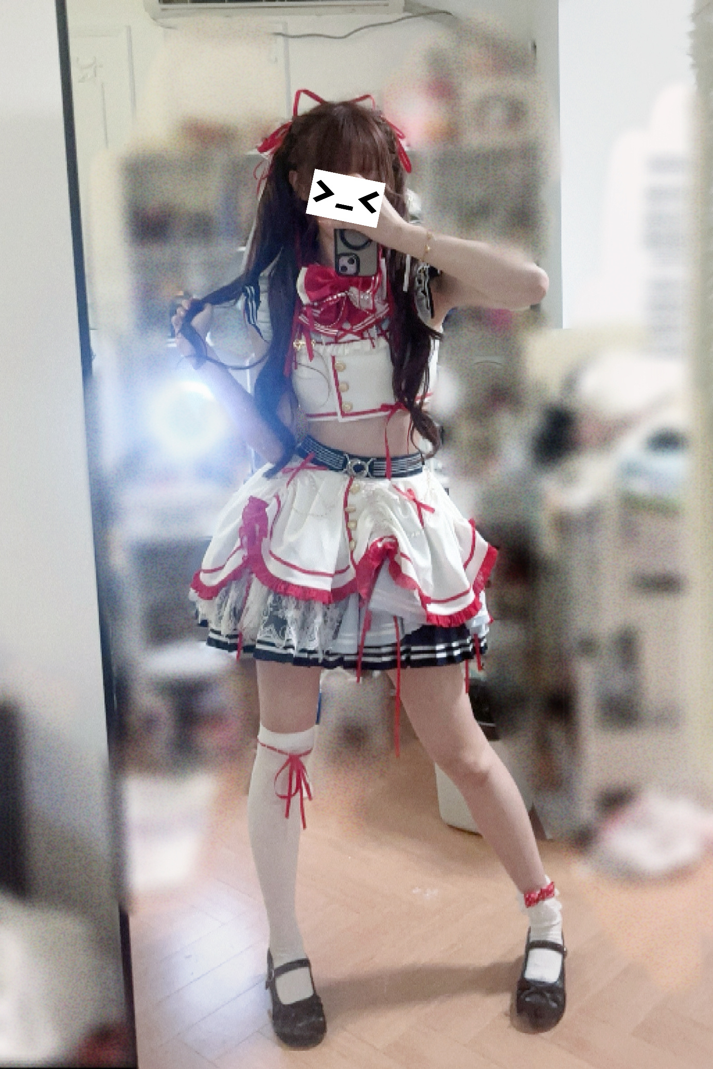 必须再单发一条赞美夏夏老师^ ^！！！老合作伙伴了，这次做的制服也是完美符合我的