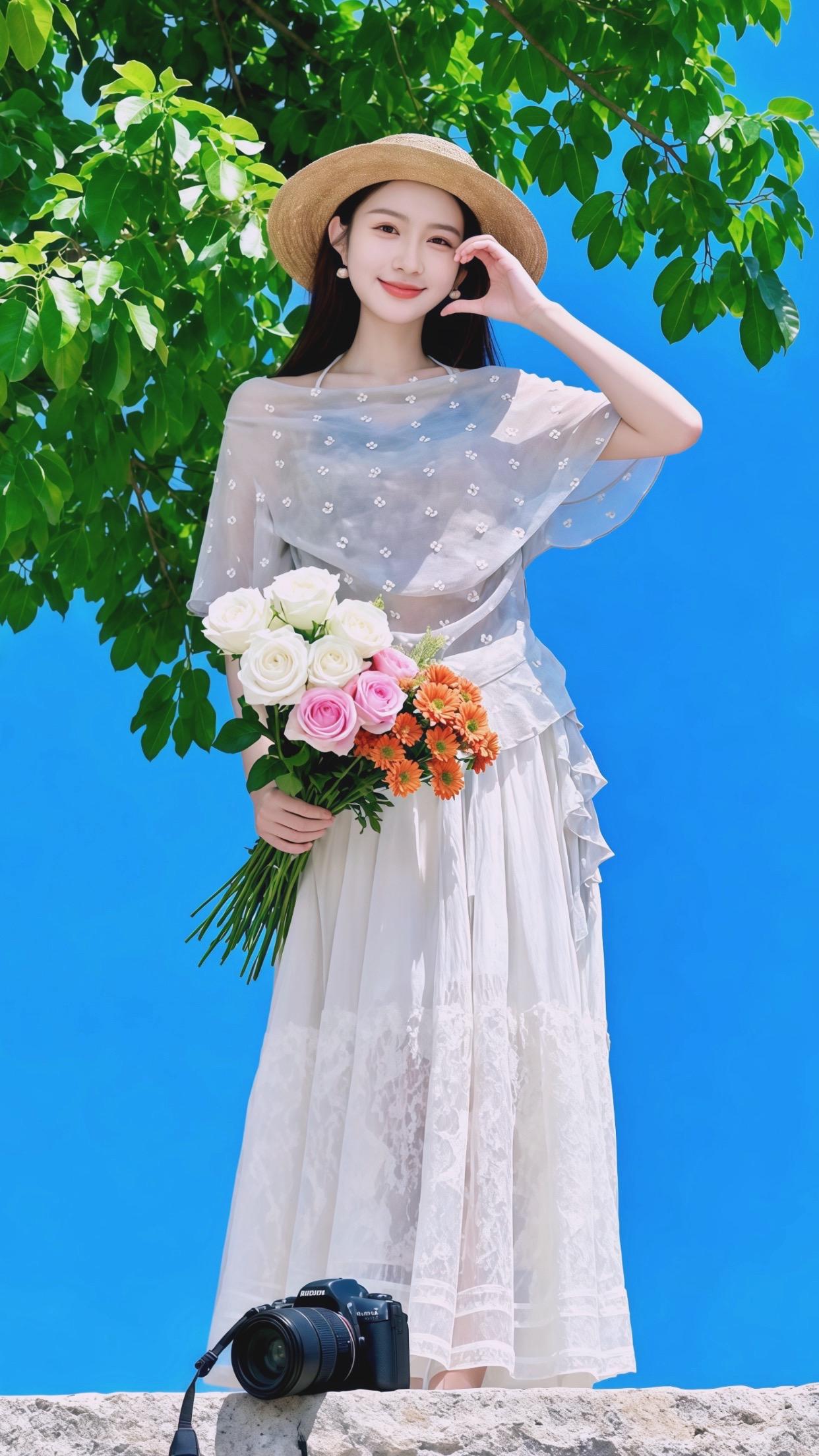 大码女装 套装 五一出游穿搭 五一拍照姿势