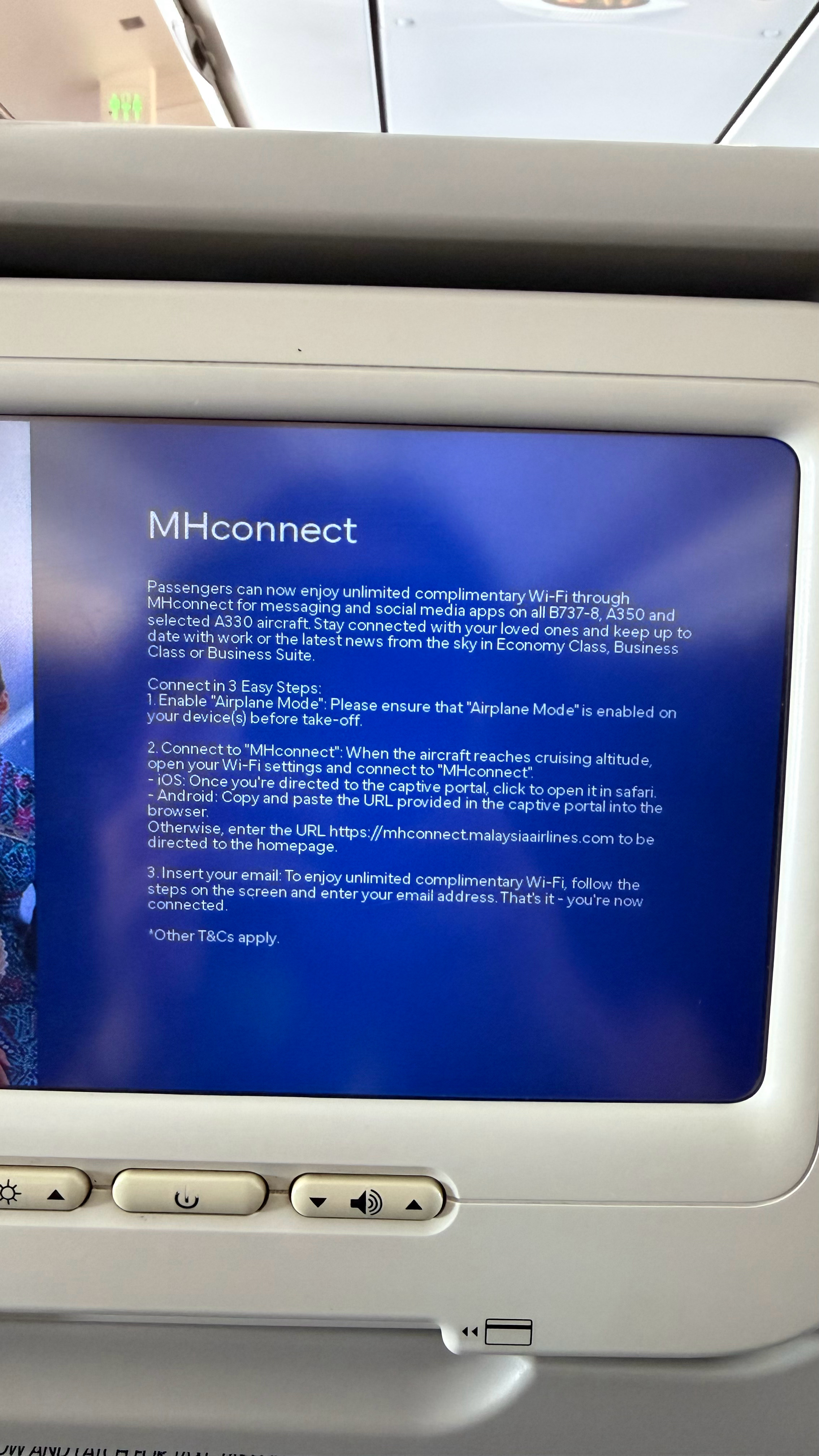 马航IP显示是美国马航319 wifi直接连航旅上机型显示无wifi但是国际航班