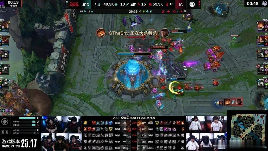 恭喜IG三比一JDG，晋级S15世界赛 IGG晋级世界赛管泽元TheShy