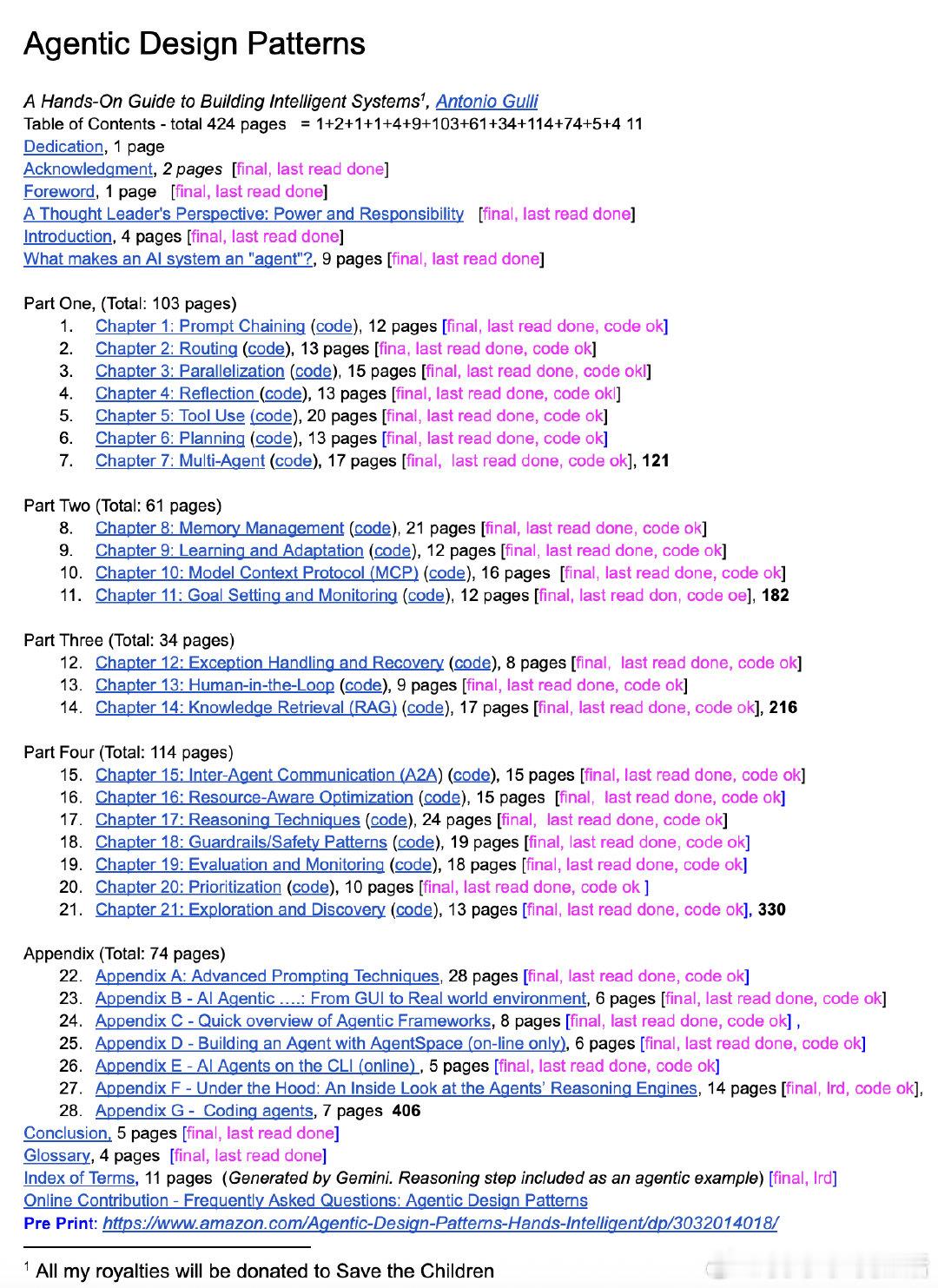新书《Agentic Design Patterns》由谷歌专家 Antonio