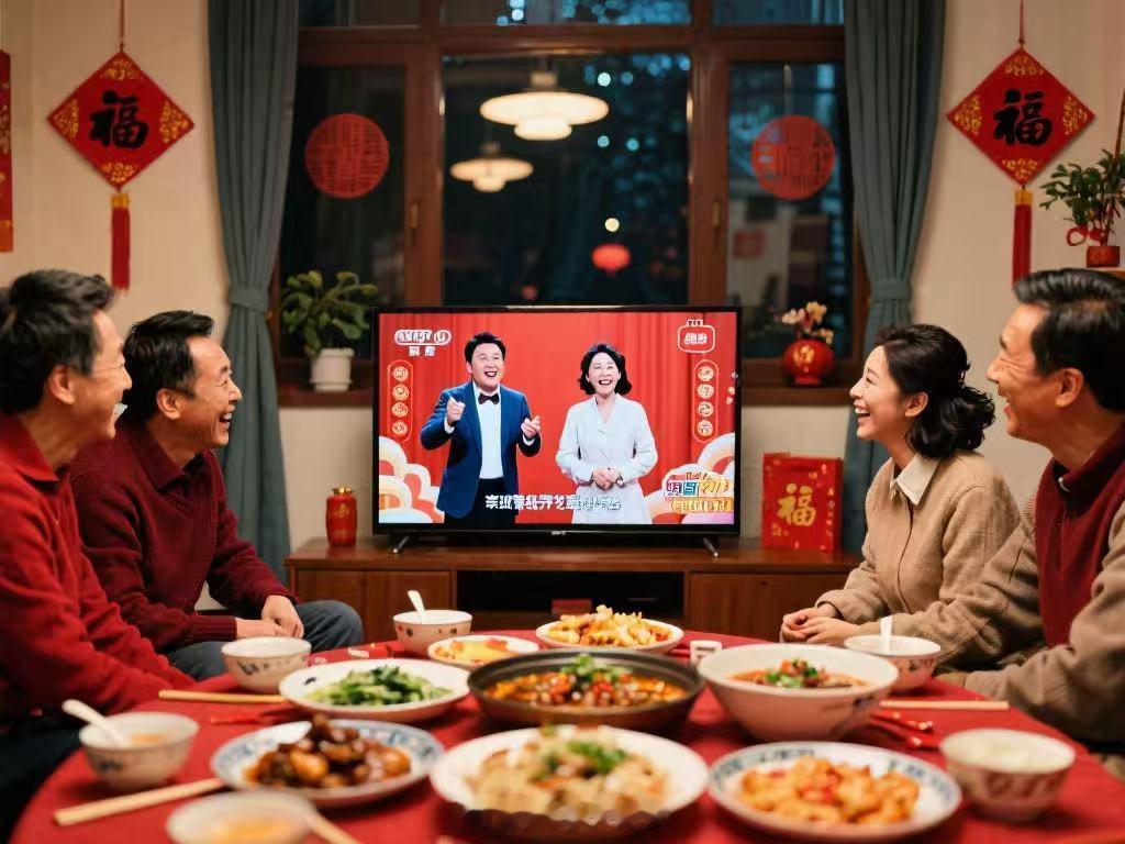 五福临门智进万家 谁说年味儿淡了？每次春节全家聚齐的时刻，幸福感都能溢出屏幕来~