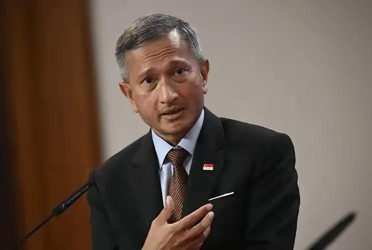 对于中国和印尼合作的新航线，新加坡外长维文提出抗议。

他的核心意思是：马六甲海