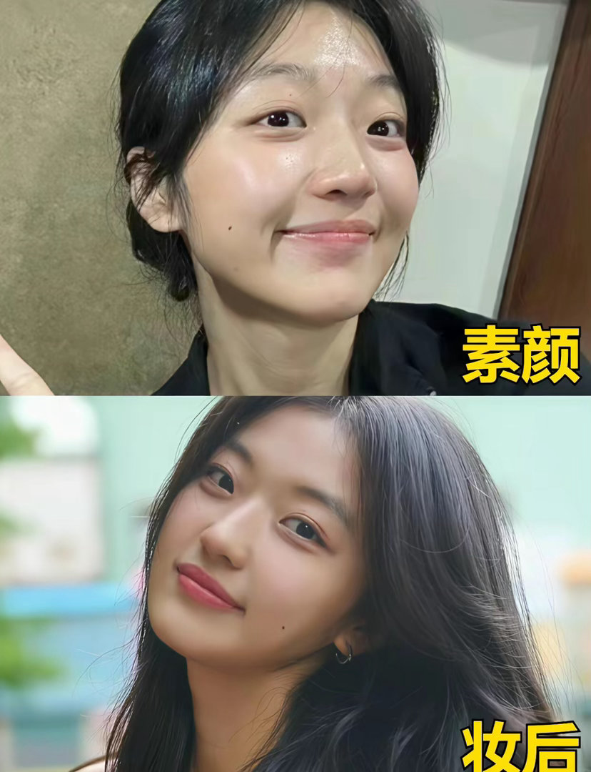 原来化妆对她们就是起了个气血加成作用 