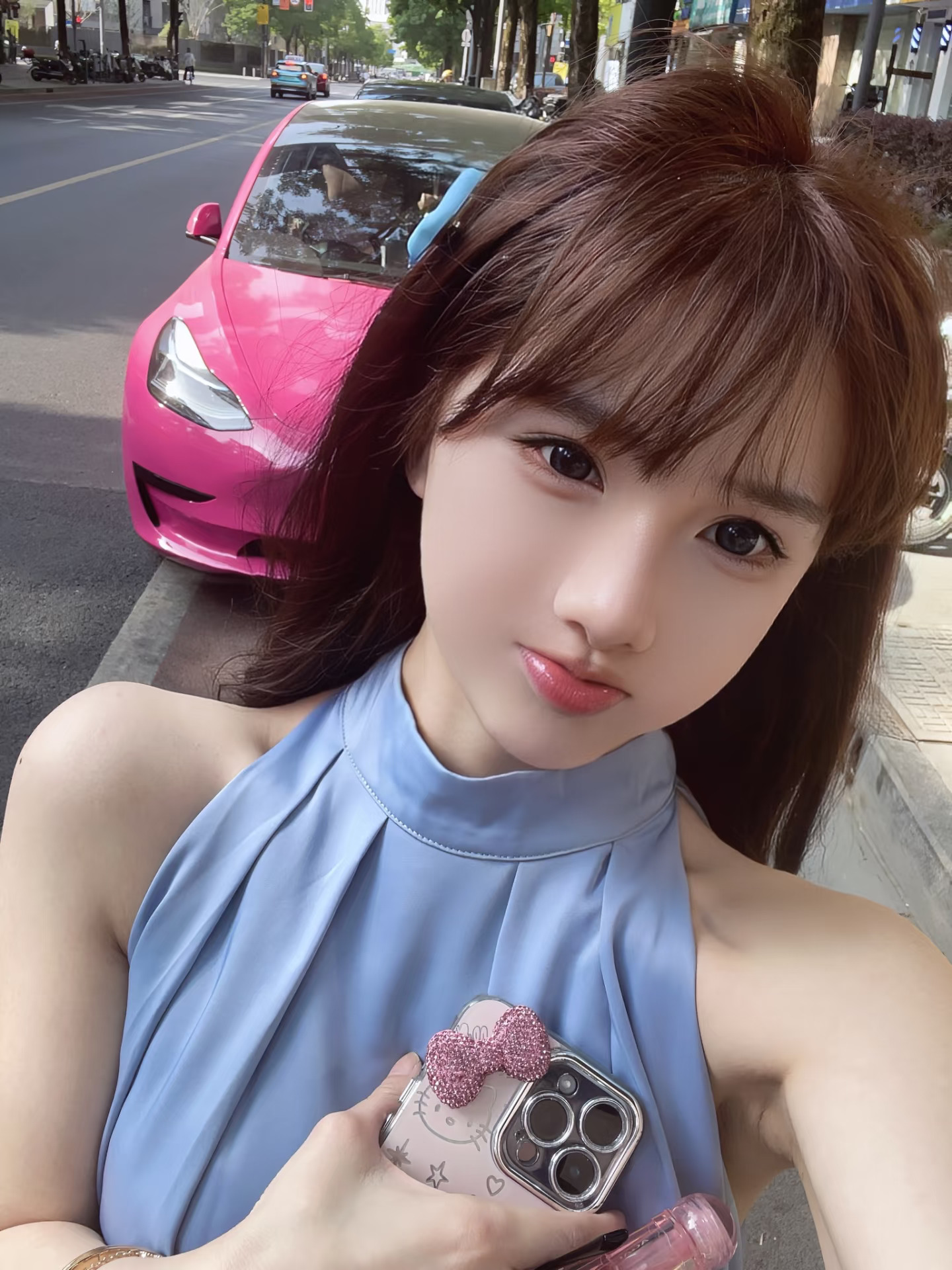 换了一个美瞳