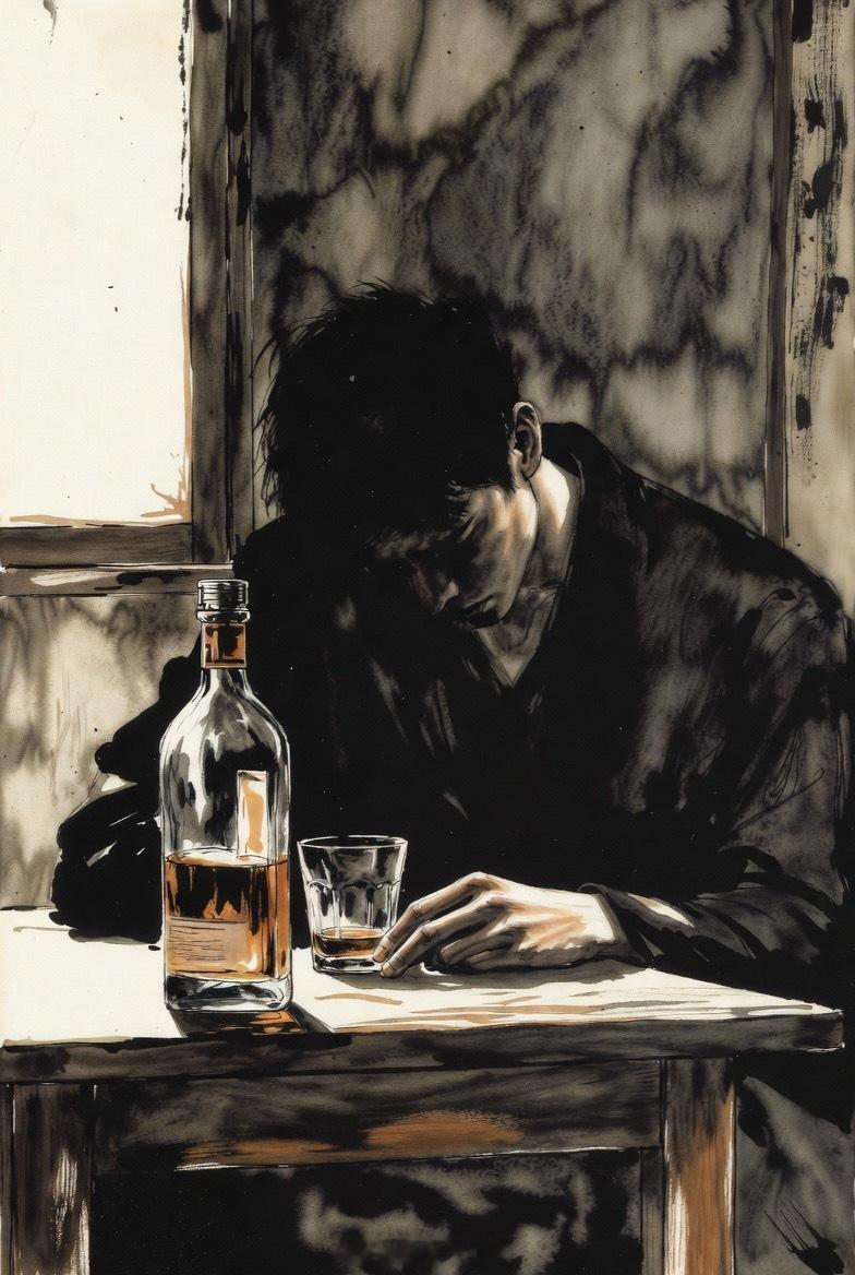 喝酒这个事啊！要么不喝，要么喝醉；半醉不醉，不是心塞就是心累。 