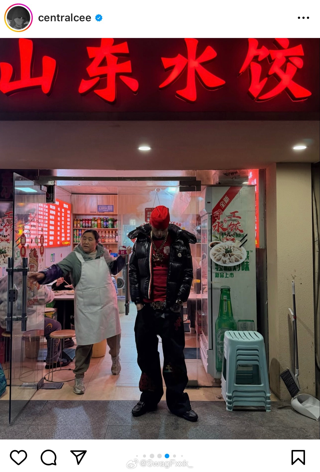 Central Cee晒出“山东水饺”和“轰炸大鱿鱼”！CentralCee