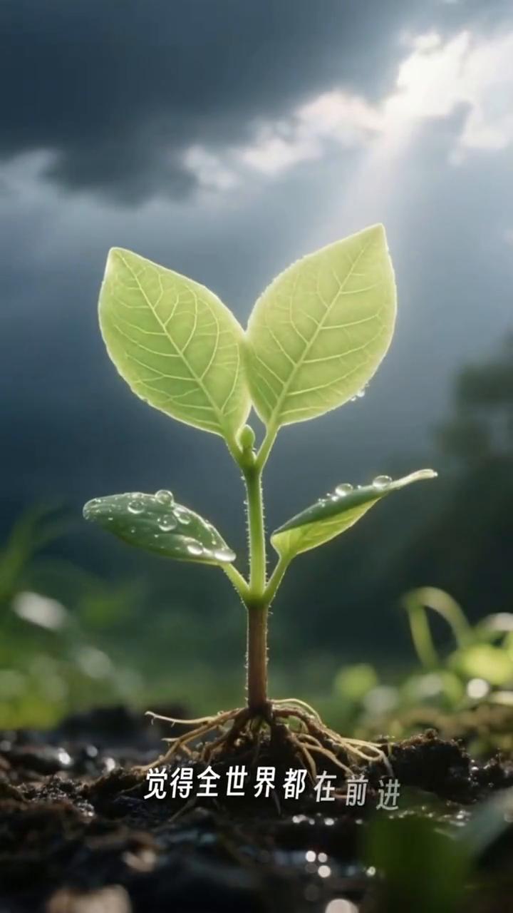 别担心，你也是春天的一部分。万物复苏，你也会。总有几天觉得全世界都在前进，只有自