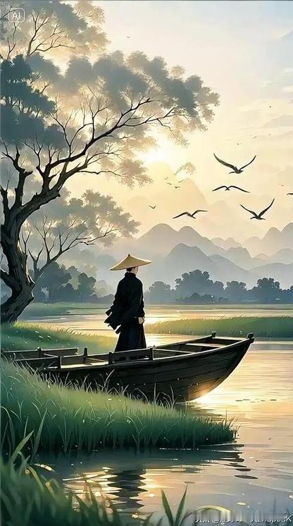 《新秋偶成》
——明.胡居仁
丈夫志匪为身谋，
经纶不展便当收。
浮云满空我不管