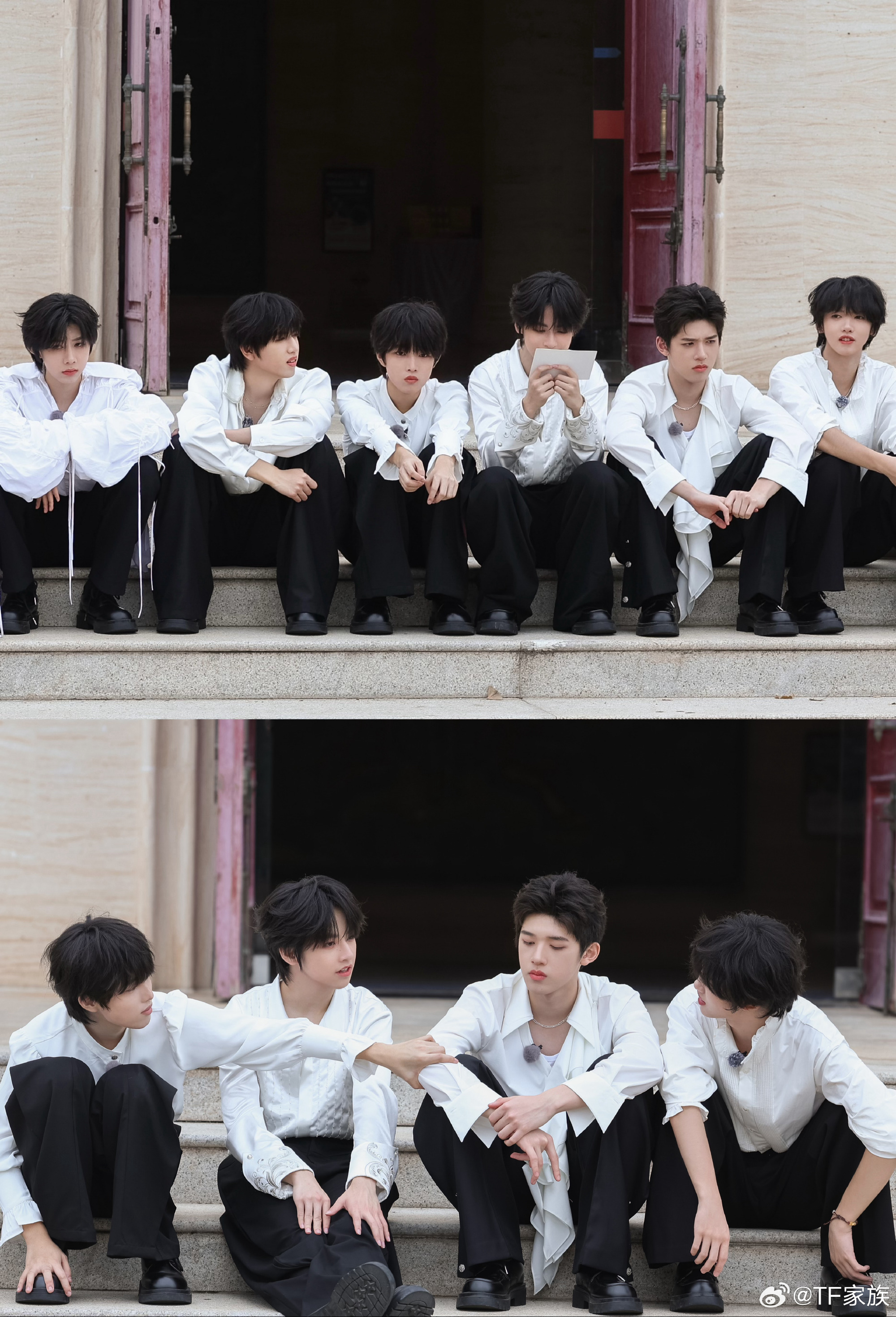 TF家族突围2破局群像花絮照tf家族群像花絮照TF家族突围2破局群像花絮照，第一