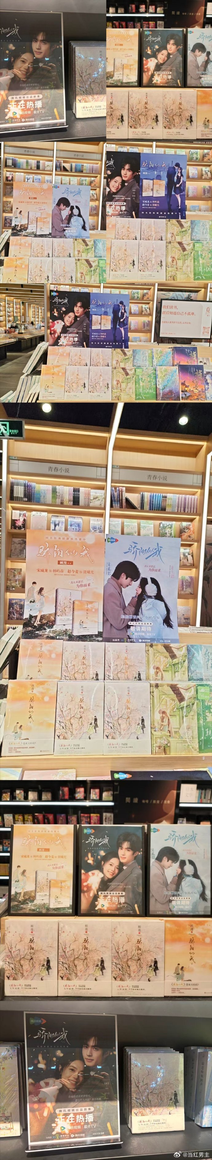 800家书店都吻上骄阳似我了骄阳似我 谁懂啊！800家书店联动的排面直接给《骄阳