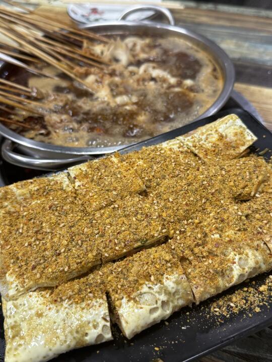 宇宙无敌好吃的铁板干豆腐卷 佳木斯的‼️