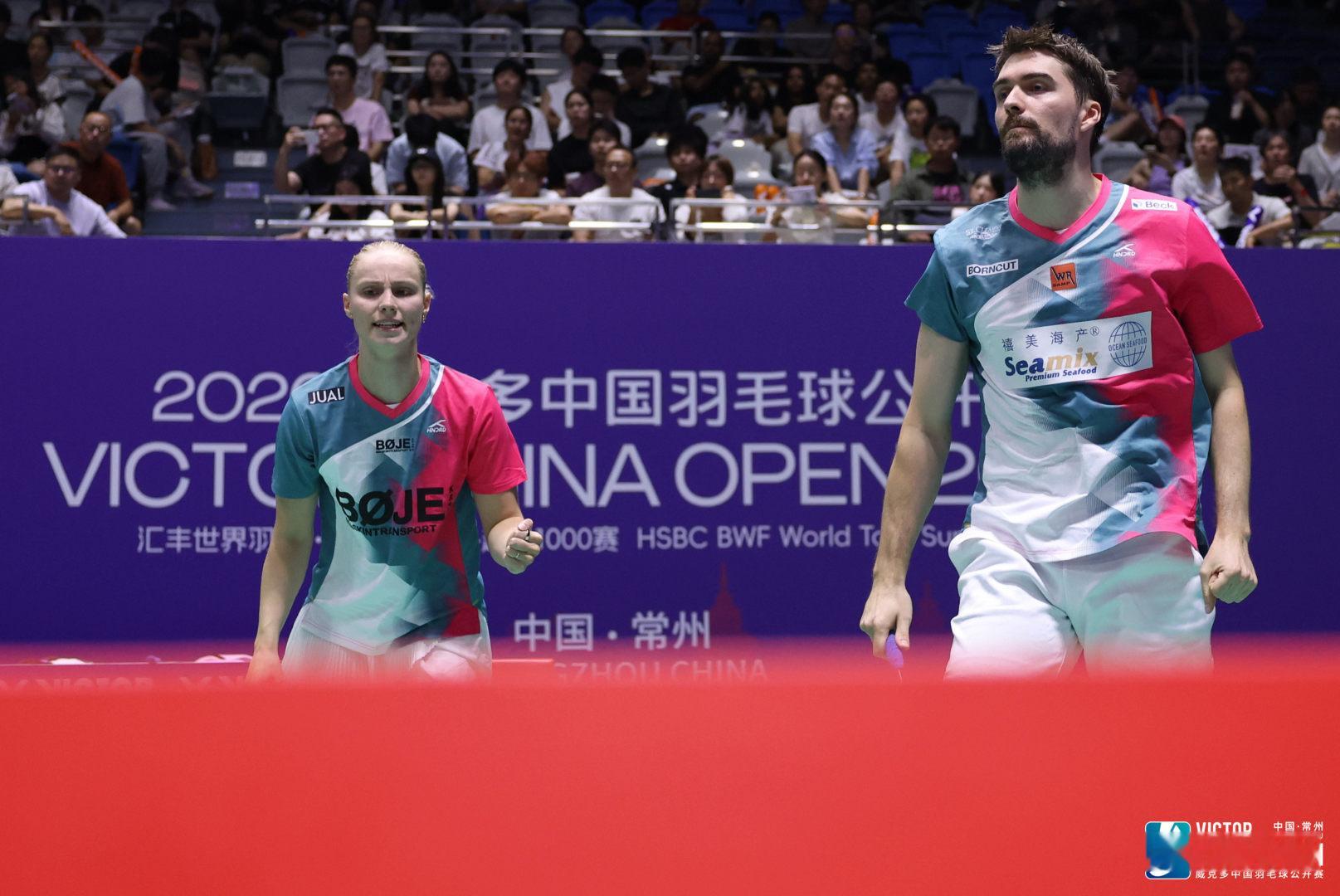 马蒂亚斯/博尔🇩🇰 21-18、21-13 🇲🇾黄天启/林秋仙下轮：马蒂