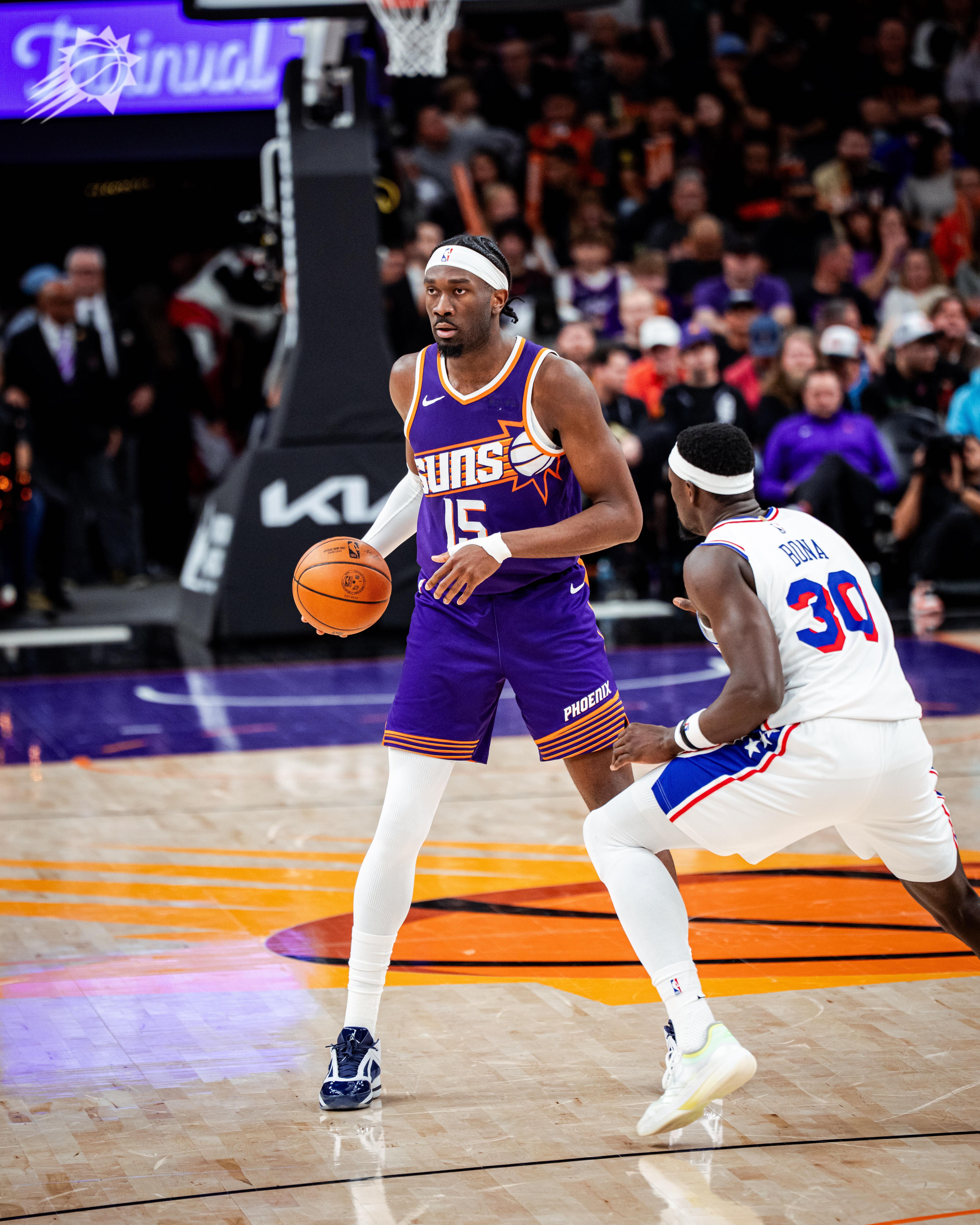 决战时刻💥 目前比分 94-84菲尼克斯太阳 ｜旭日东升 ｜76人vs太阳