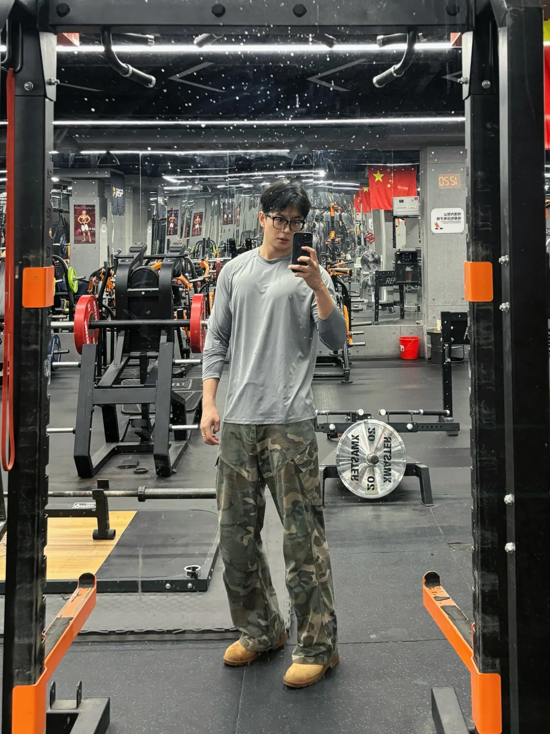 今天穿大黄靴锻炼